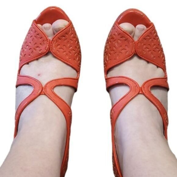 Elle Heels Pumps Stilettos Shoes PLATFORM Peep Toe Women's WOMAN'S Size 6 M - Picture 4 of 16